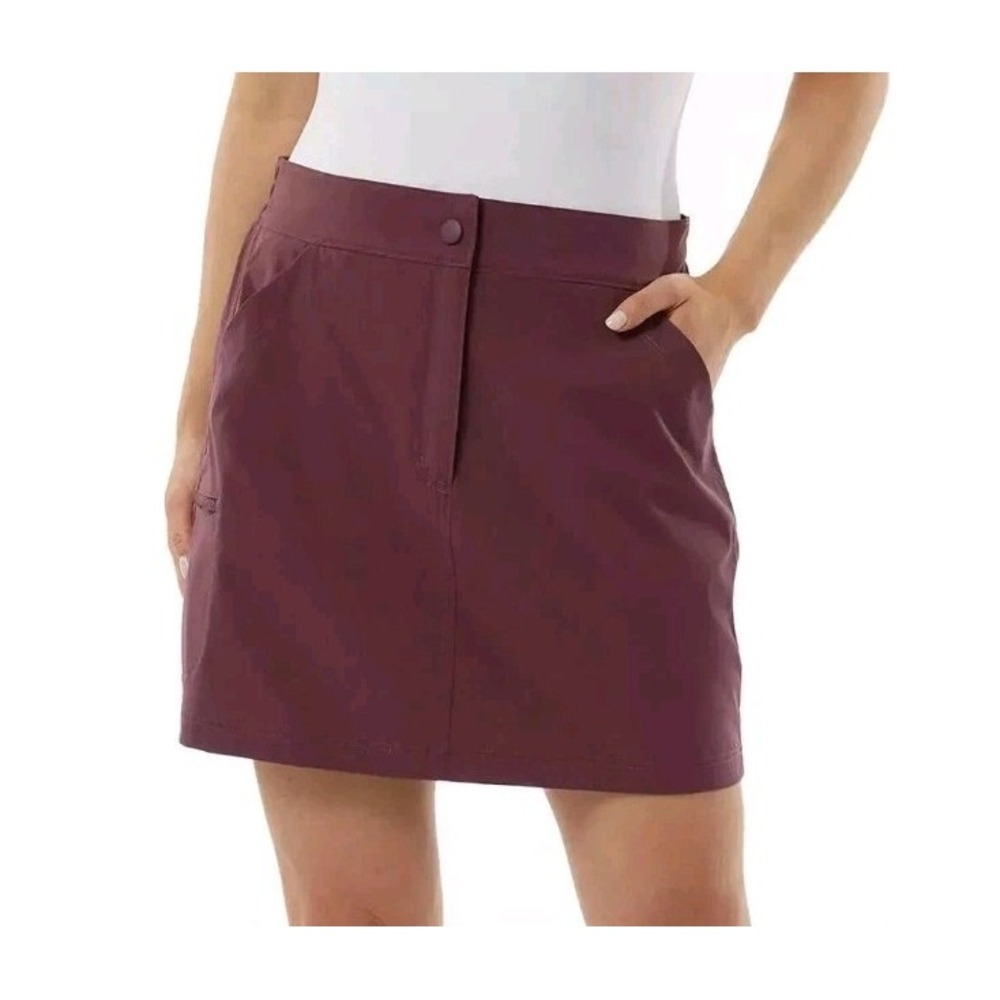 32 Degrees Cool Women's Tech Skort, Crushed Violet, Size Medium